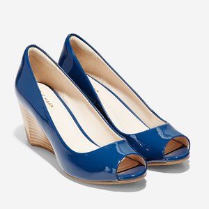 Blue Cole Haan Wedge Pumps 8 (Used Once, Like New)